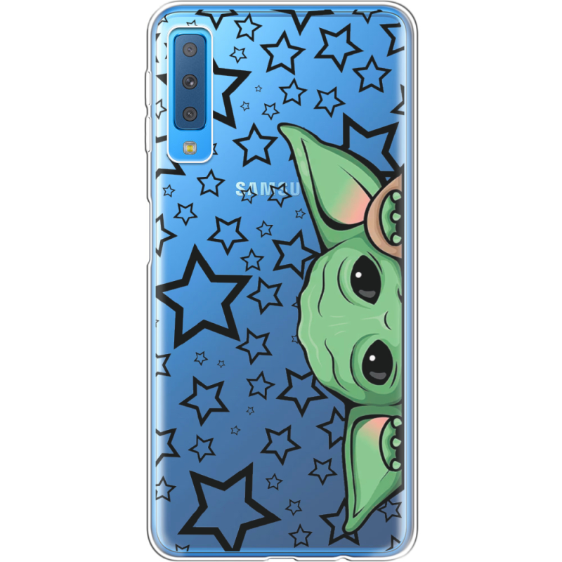 Прозрачный чехол Uprint Samsung A750 Galaxy A7 2018 Baby Yoda