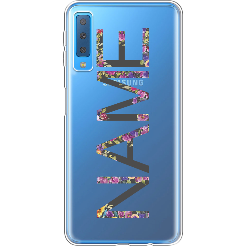 Прозрачный чехол Uprint Samsung A750 Galaxy A7 2018 Именной