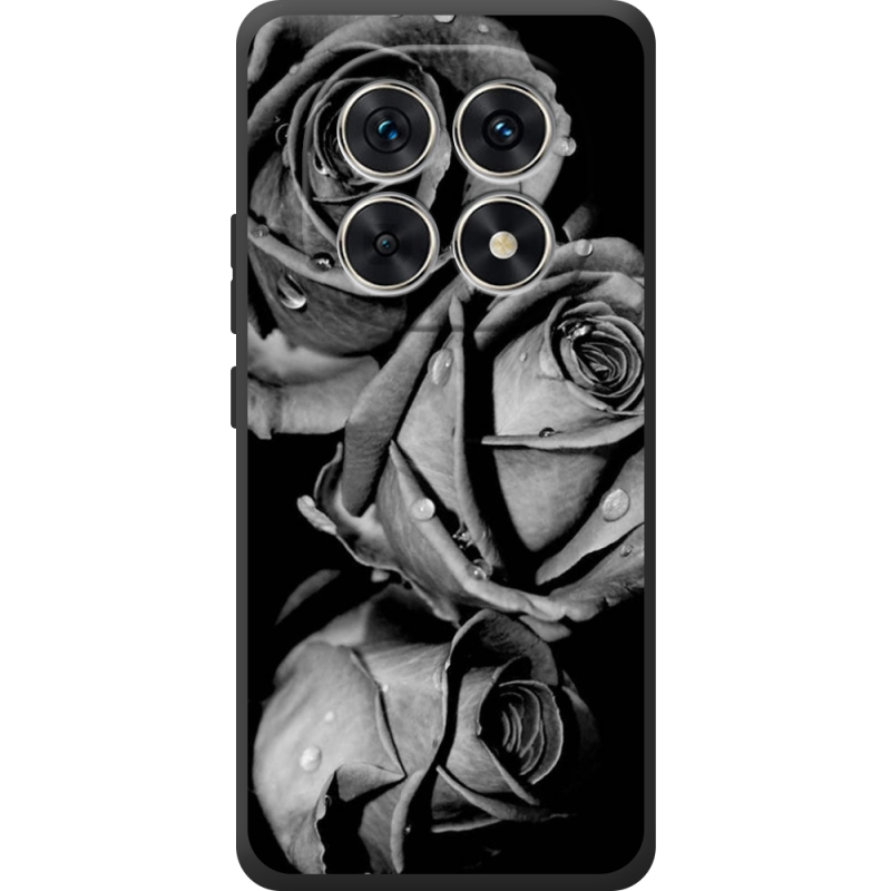 Чохол BoxFace Xiaomi Redmi Note 15 4G Black and White Roses
