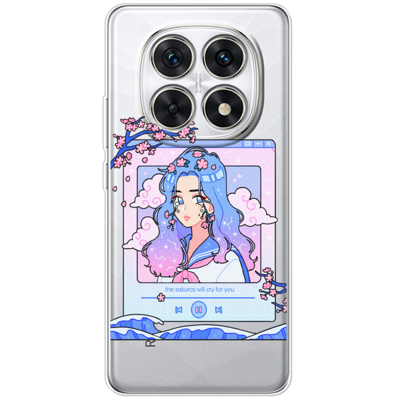 Прозорий чохол BoxFace Xiaomi Redmi Note 15 4G The Sakuras Will Cry For You