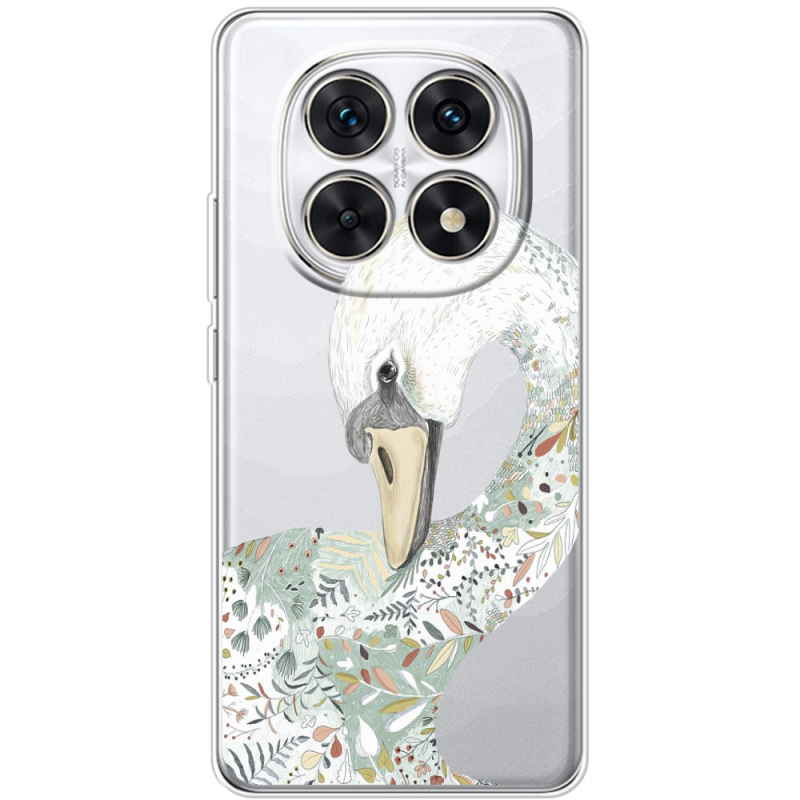 Прозорий чохол BoxFace Xiaomi Redmi Note 15 4G Swan