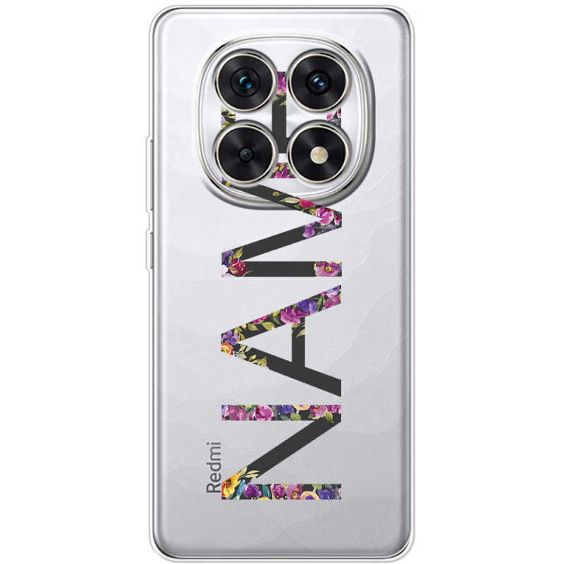 Прозорий чохол BoxFace Xiaomi Redmi Note 15 4G Именной