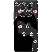 Чорний чохол BoxFace Xiaomi Redmi Note 15 4G Flower Hair