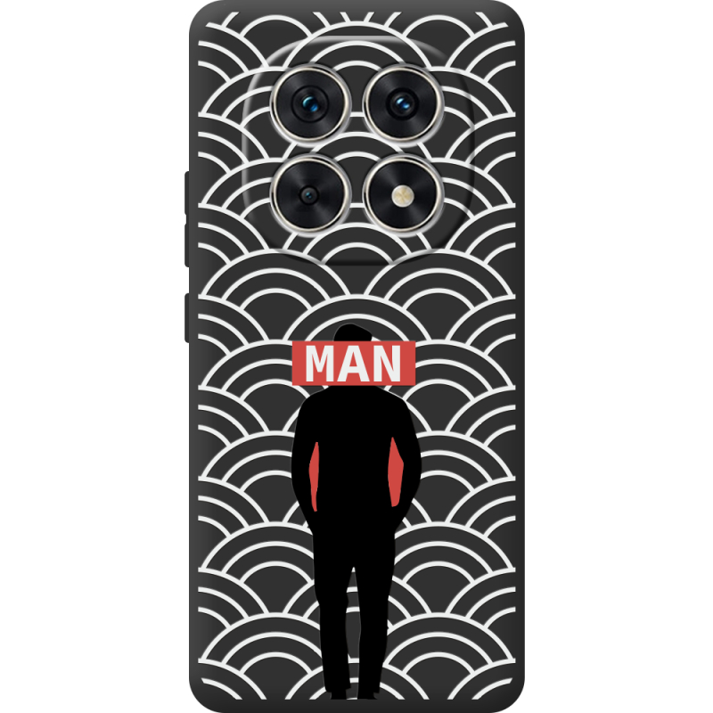 Чорний чохол BoxFace Xiaomi Redmi Note 15 4G Man Pattern