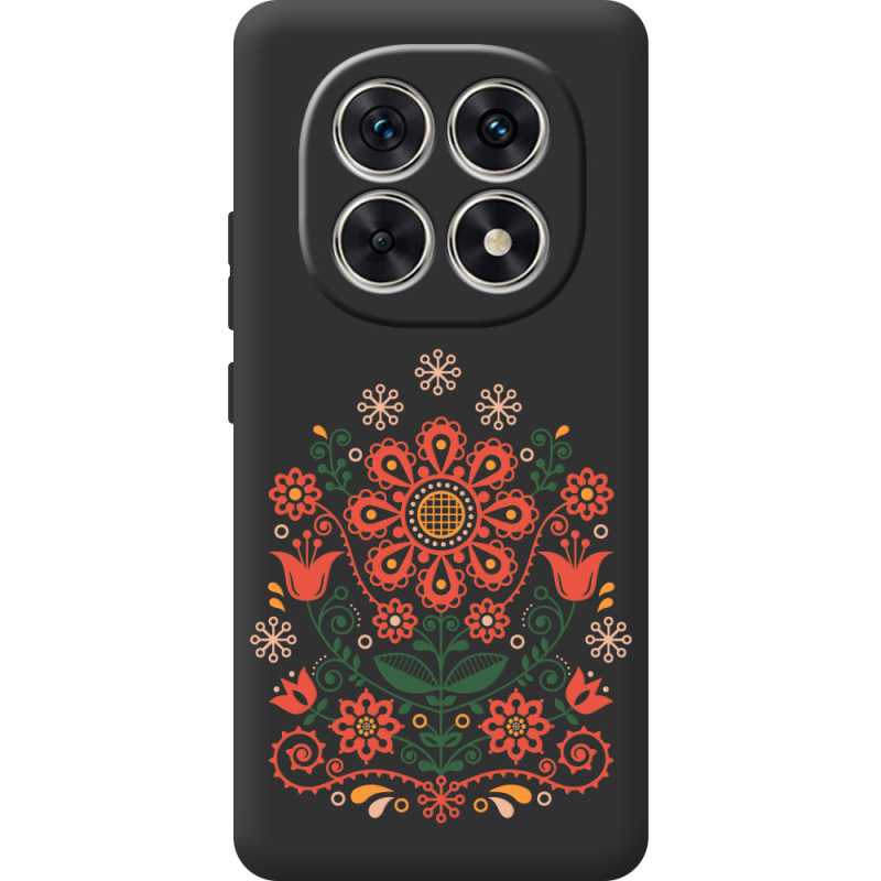 Чорний чохол BoxFace Xiaomi Redmi Note 15 4G Ukrainian Ornament