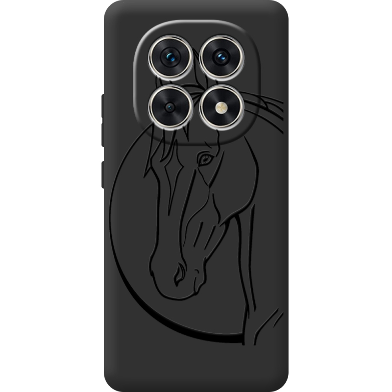 Чорний чохол BoxFace Xiaomi Redmi Note 15 4G Horse