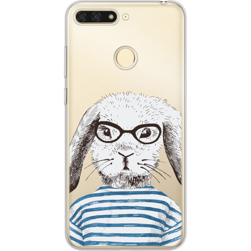 Прозрачный чехол Uprint Honor 7C MR. Rabbit