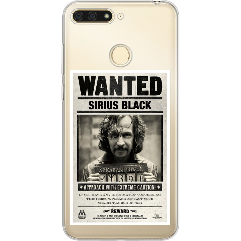 Прозрачный чехол Uprint Honor 7C Sirius Black