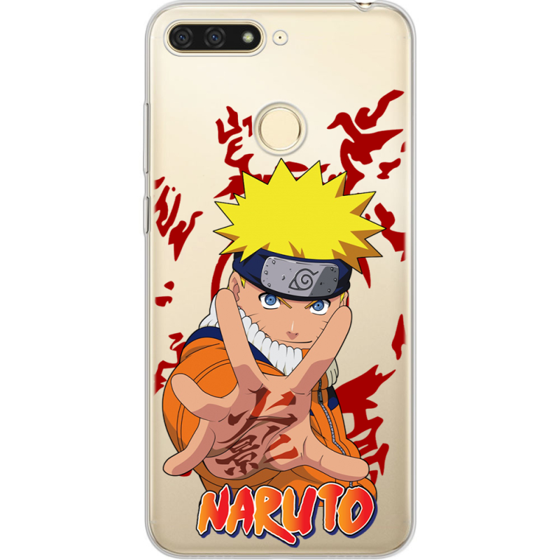 Прозрачный чехол Uprint Honor 7C Naruto