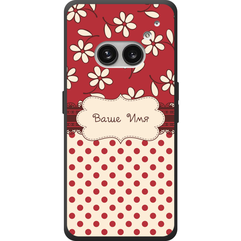 Чехол BoxFace Nothing Phone (2a) Plus Именной Polka Dots