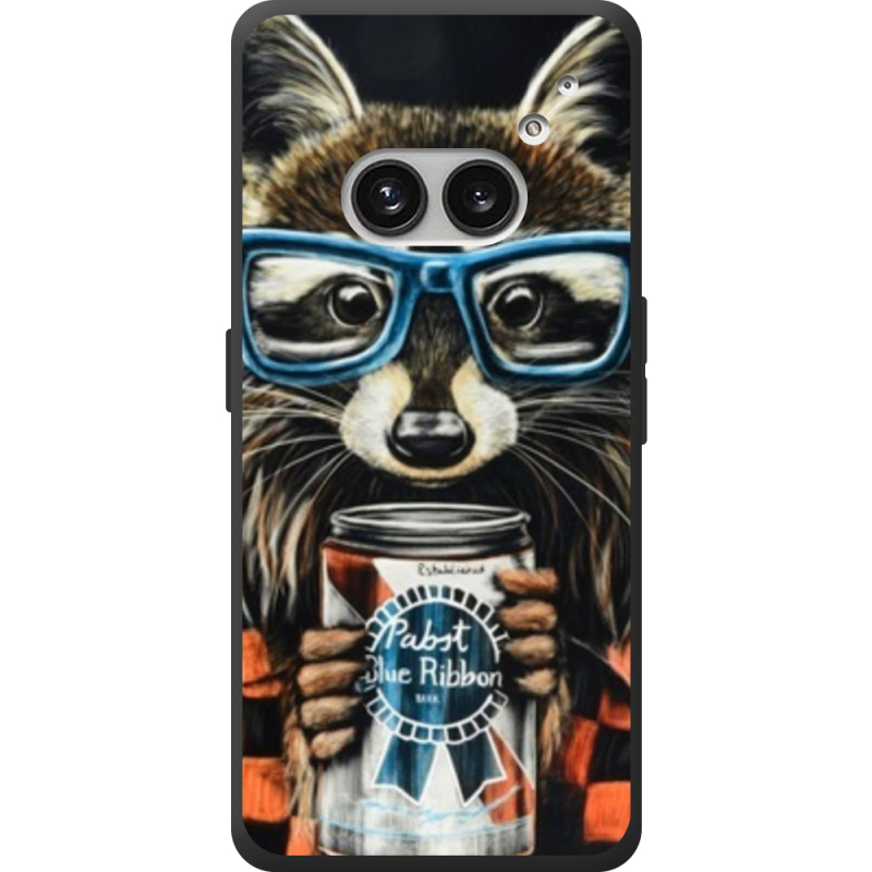 Чехол BoxFace Nothing Phone (2a) Plus Енот с банкой