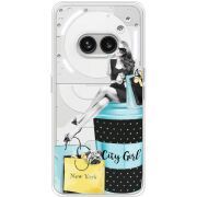 Прозрачный чехол BoxFace Nothing Phone (2a) Plus City Girl