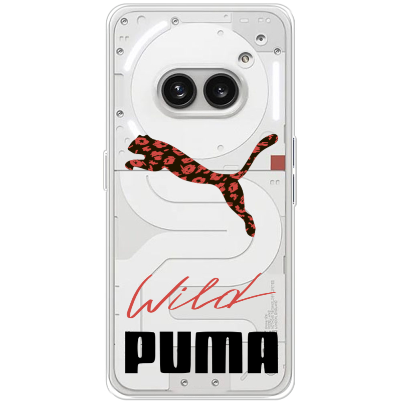 Прозрачный чехол BoxFace Nothing Phone (2a) Plus Wild Cat
