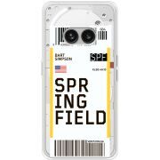 Прозрачный чехол BoxFace Nothing Phone (2a) Plus Ticket Springfield