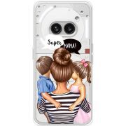 Прозрачный чехол BoxFace Nothing Phone (2a) Plus Super Mama