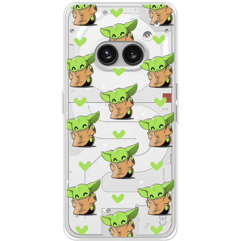 Прозрачный чехол BoxFace Nothing Phone (2a) Plus Pattern Baby Yoda