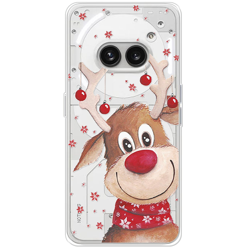 Прозрачный чехол BoxFace Nothing Phone (2a) Plus Winter Deer