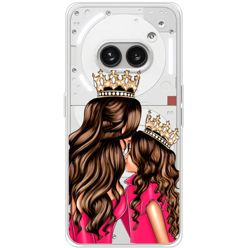 Прозрачный чехол BoxFace Nothing Phone (2a) Plus Queen and Princess