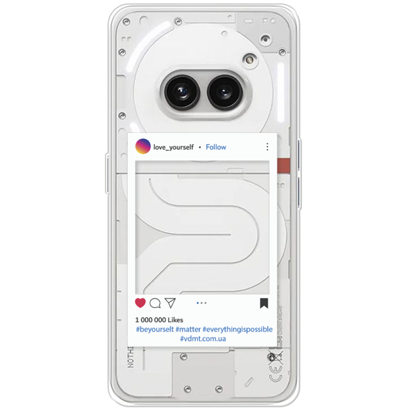 Прозрачный чехол BoxFace Nothing Phone (2a) Plus Insta