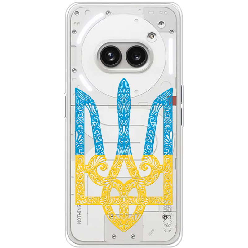 Прозрачный чехол BoxFace Nothing Phone (2a) Plus Gold Trident