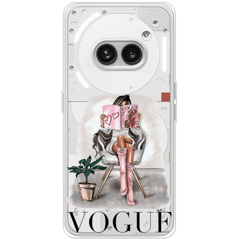 Прозрачный чехол BoxFace Nothing Phone (2a) Plus VOGUE