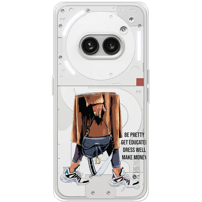 Прозрачный чехол BoxFace Nothing Phone (2a) Plus Motivation