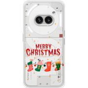 Прозрачный чехол BoxFace Nothing Phone (2a) Plus Merry Christmas