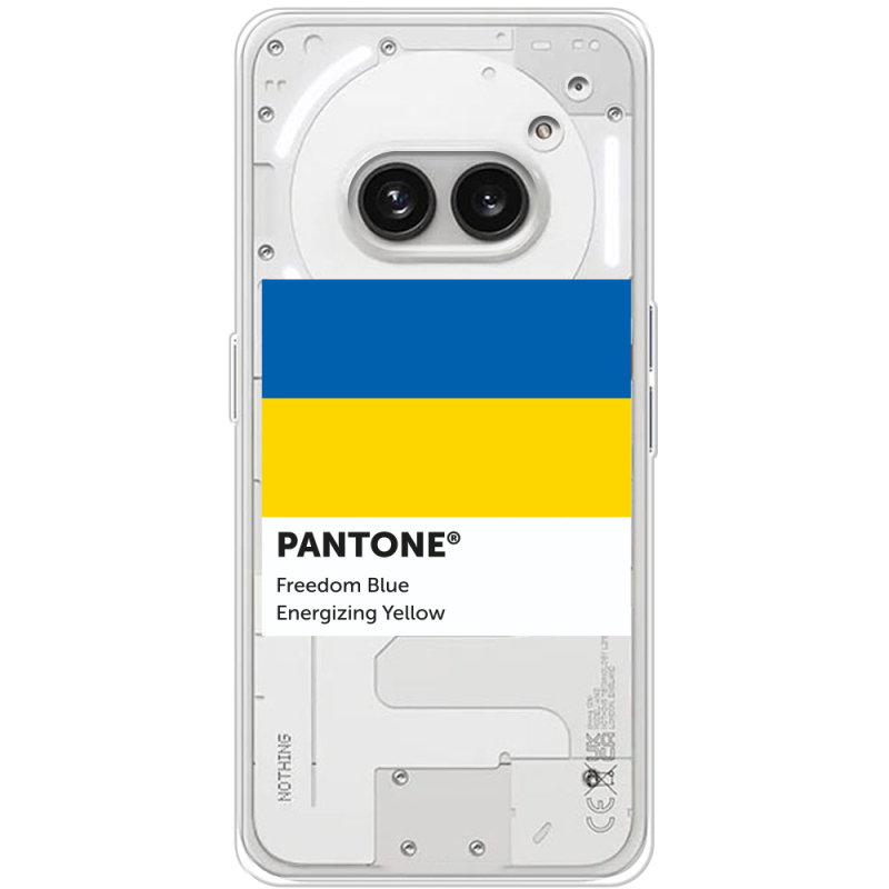 Прозрачный чехол BoxFace Nothing Phone (2a) Plus Pantone вільний синій