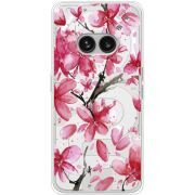 Прозрачный чехол BoxFace Nothing Phone (2a) Plus Pink Magnolia