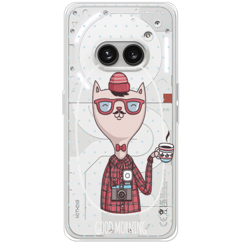 Прозрачный чехол BoxFace Nothing Phone (2a) Plus Good Morning