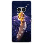 Чехол со стразами Nothing Phone (2a) Plus Girl with Umbrella