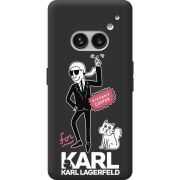 Черный чехол BoxFace Nothing Phone (2a) Plus For Karl