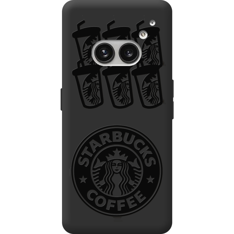 Черный чехол BoxFace Nothing Phone (2a) Plus Black Coffee