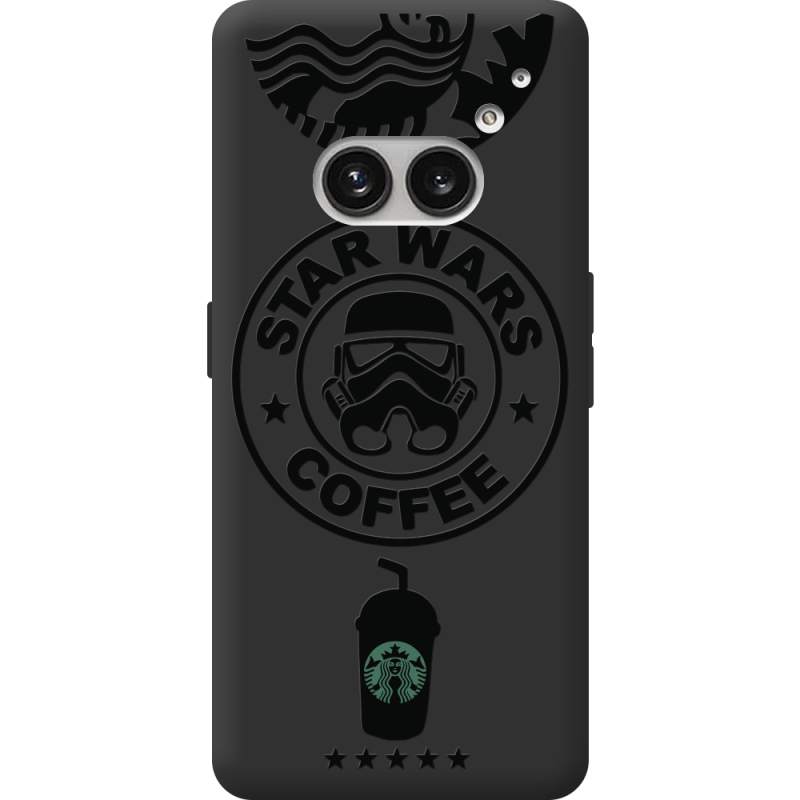 Черный чехол BoxFace Nothing Phone (2a) Plus Dark Coffee