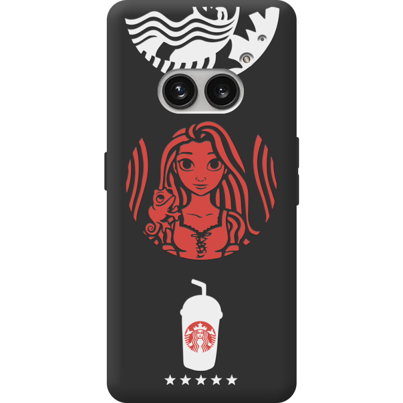 Черный чехол BoxFace Nothing Phone (2a) Plus RedWhite Coffee