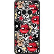 Черный чехол BoxFace Nothing Phone (2a) Plus Rock Graffiti