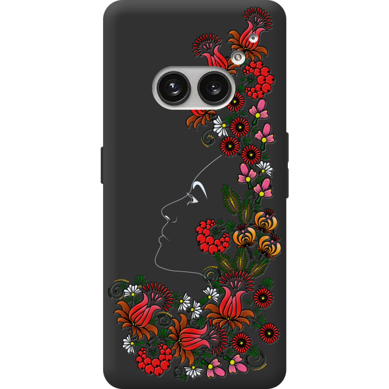 Черный чехол BoxFace Nothing Phone (2a) Plus 3D Ukrainian Muse