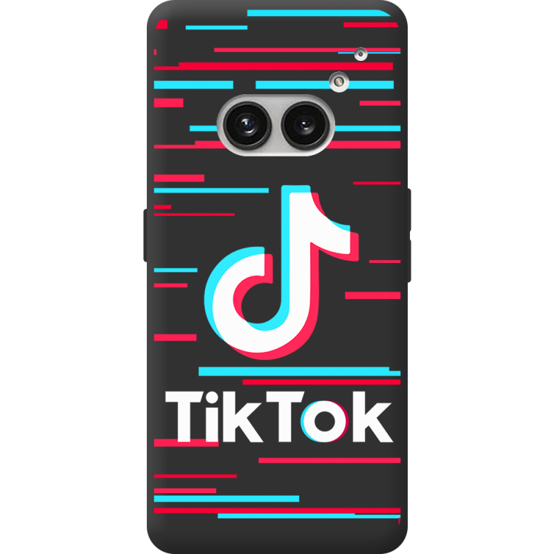 Черный чехол BoxFace Nothing Phone (2a) Plus Tik Tok