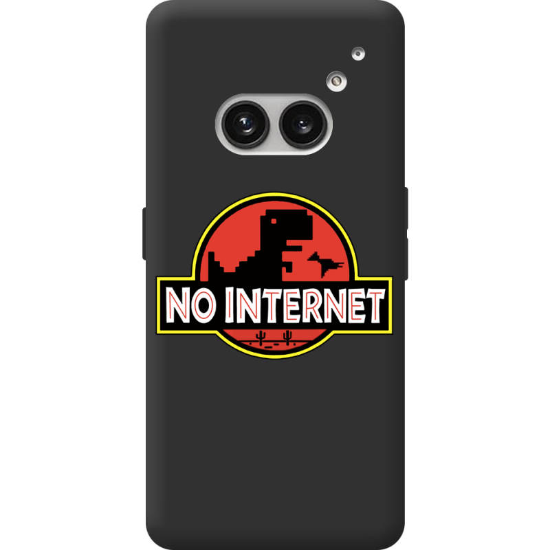 Черный чехол BoxFace Nothing Phone (2a) Plus No Internet