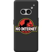 Черный чехол BoxFace Nothing Phone (2a) Plus No Internet
