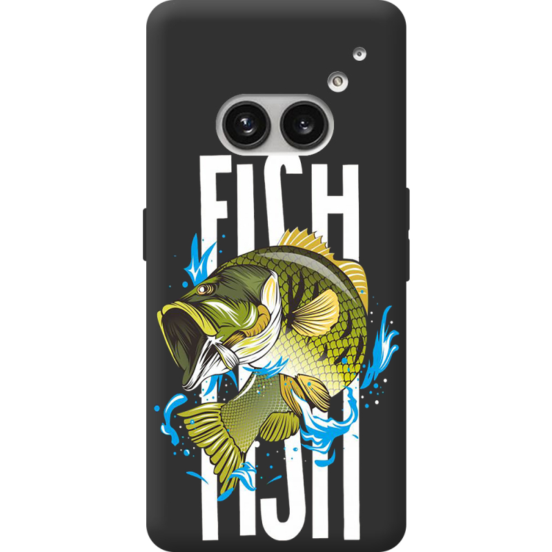 Черный чехол BoxFace Nothing Phone (2a) Plus Fish