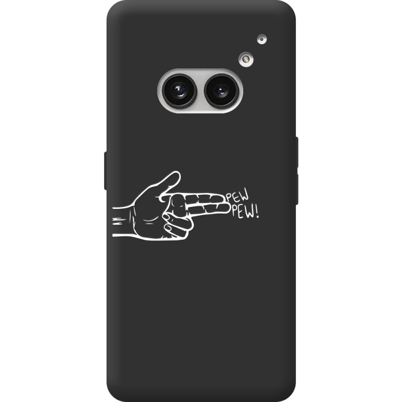 Черный чехол BoxFace Nothing Phone (2a) Plus Pew Pew