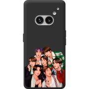 Черный чехол BoxFace Nothing Phone (2a) Plus BTS