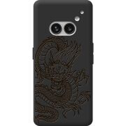 Черный чехол BoxFace Nothing Phone (2a) Plus Chinese Dragon