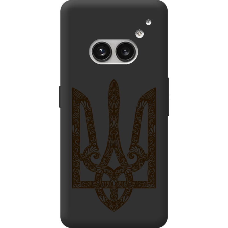 Черный чехол BoxFace Nothing Phone (2a) Plus Ukrainian Trident