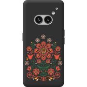 Черный чехол BoxFace Nothing Phone (2a) Plus Ukrainian Ornament