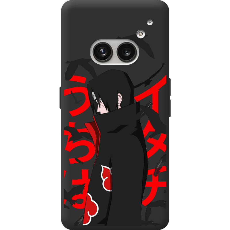 Черный чехол BoxFace Nothing Phone (2a) Plus Учиха Итачи