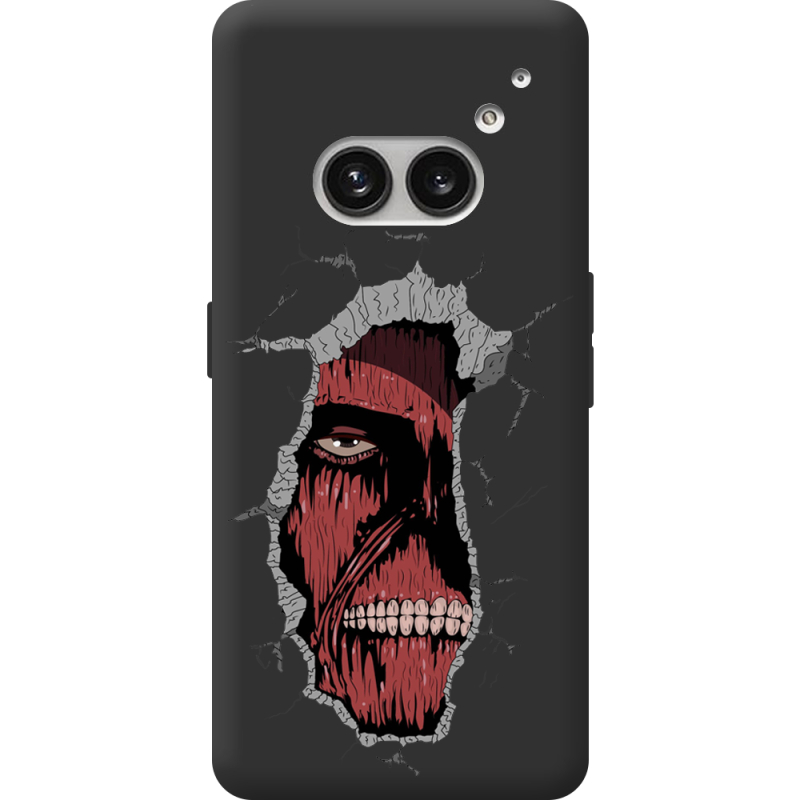 Черный чехол BoxFace Nothing Phone (2a) Plus Нападение на Титана