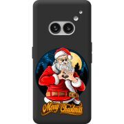 Черный чехол BoxFace Nothing Phone (2a) Plus Cool Santa