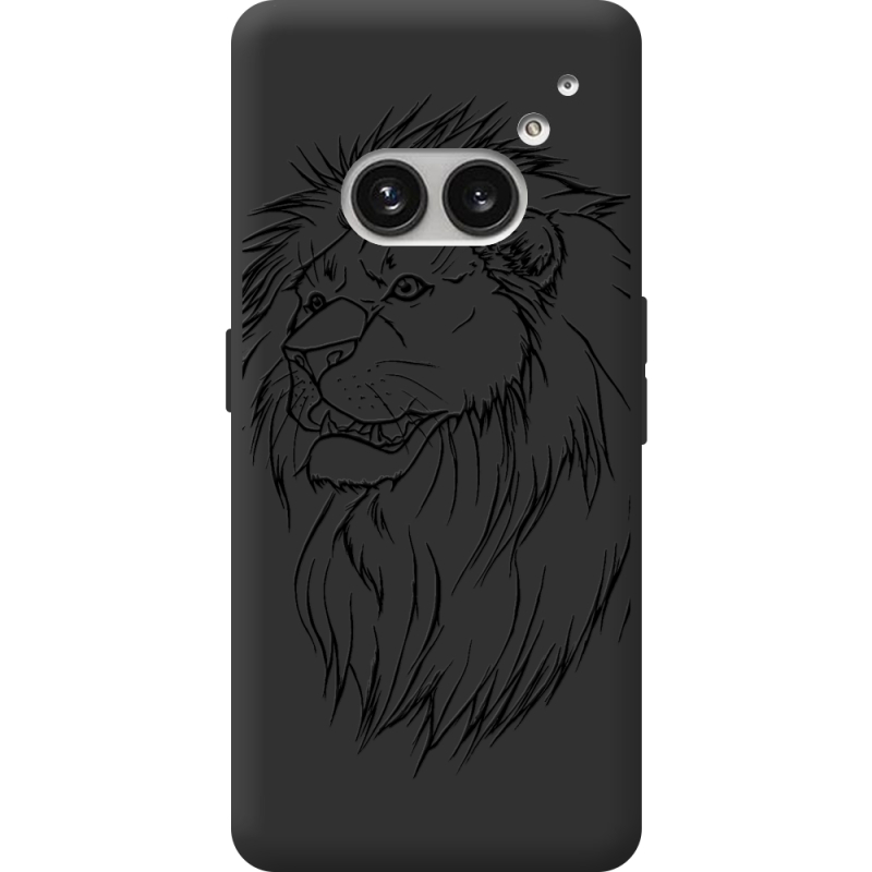Черный чехол BoxFace Nothing Phone (2a) Plus Lion